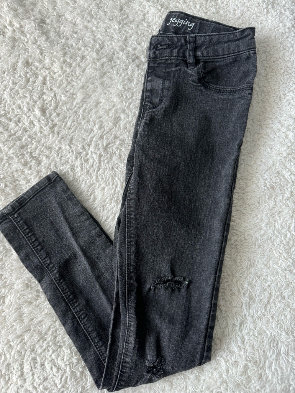 Black Jegging Jeans - Slim Stretch Jeans